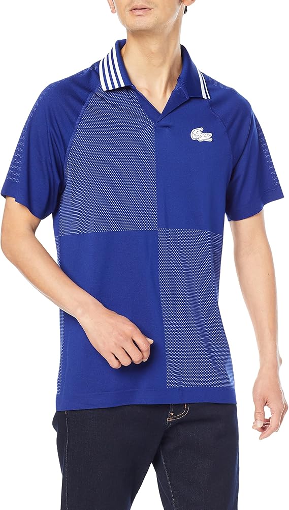 lacoste polo衫 [官方] 网眼拼接超速干polo衫 男士 dh6930l